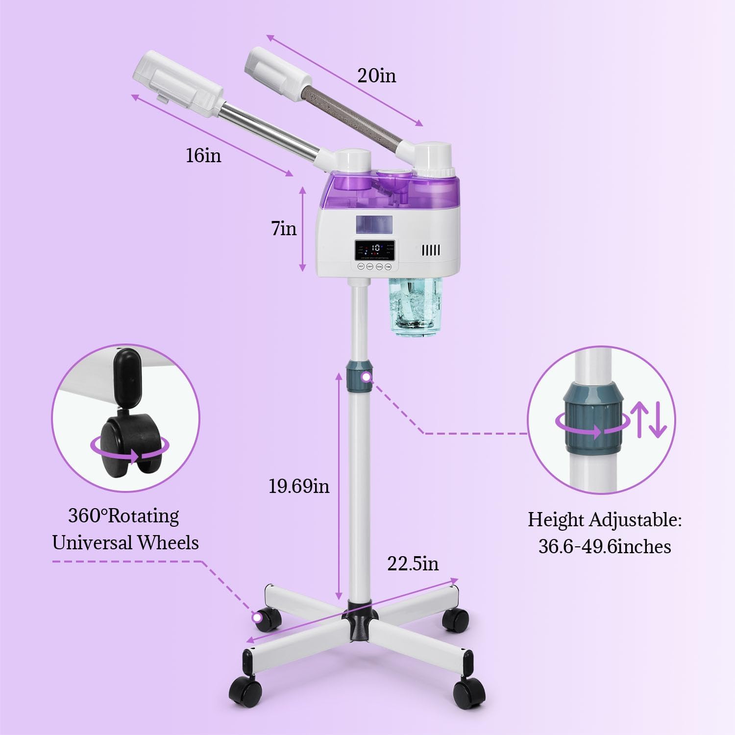 Vaporizador Facial de ozono 2  - Facial Steamer Nano reseña y precio
