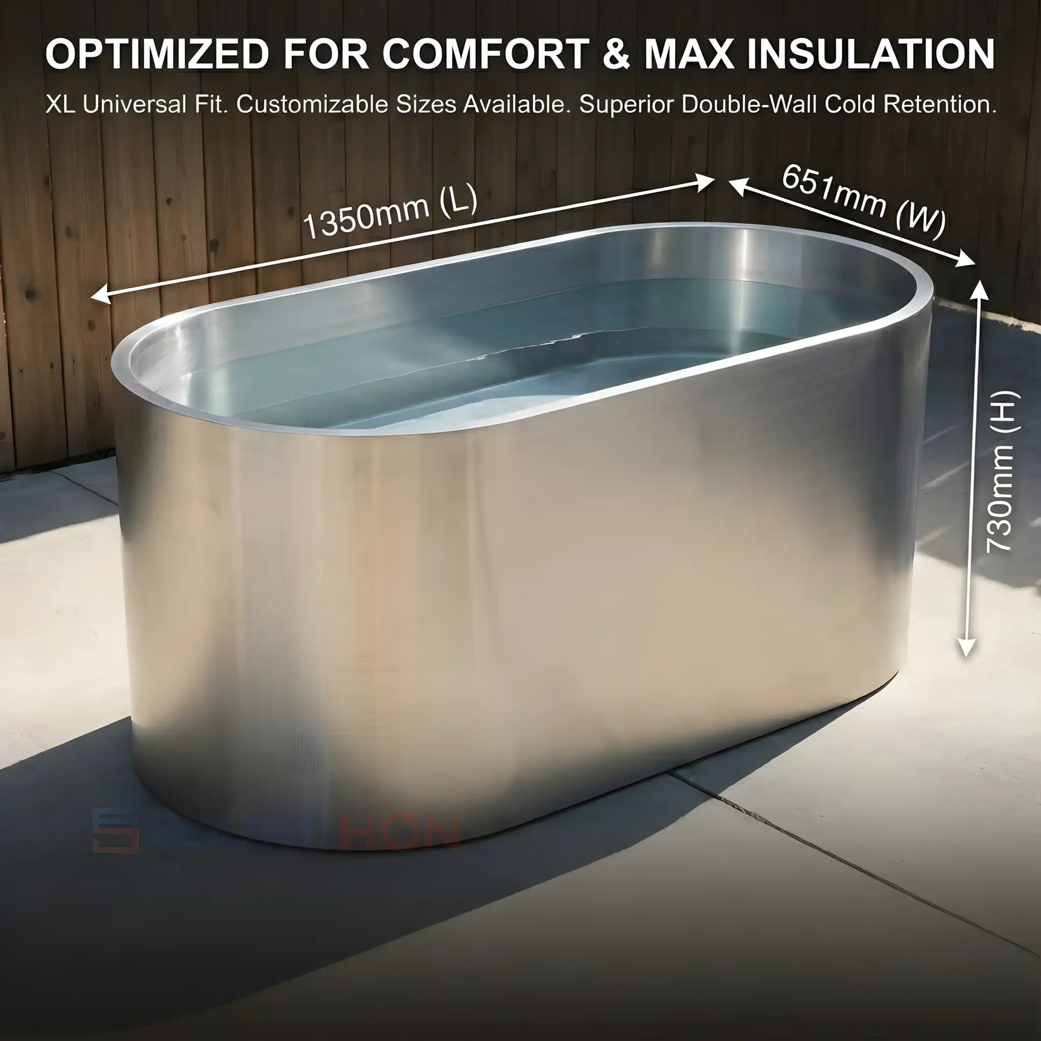 Bañera de Hielo de Acero Inoxi - Spa Wellness Usa reseña y precio