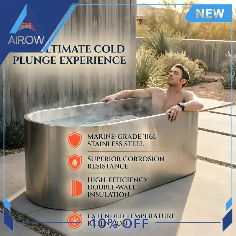 Bañera de Hielo de Acero Inoxi - Spa Wellness Luxury reseña y precio